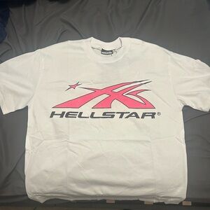 White and Pink Graphic Tee